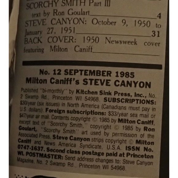 Milton Caniff's Steve Canyon Magazine - Picture 2 of 11